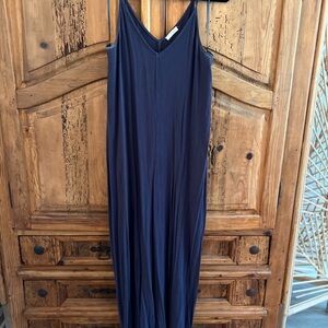 Navy Lovestitch maxi dress
